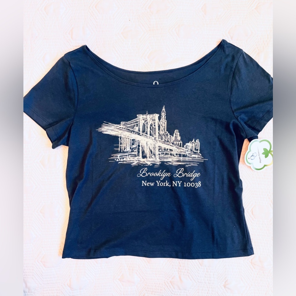 Organic Generation Graphic crop top